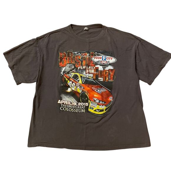 Bristol Food City 500 NASCAR Tee 2XL | 2015 Race Lineup, Dale Earnhardt Jr. - Picture 1 of 4